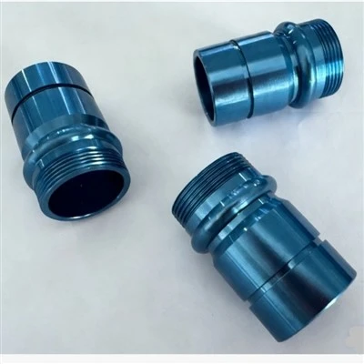 Pièces anodisées en aluminium tournées CNC
